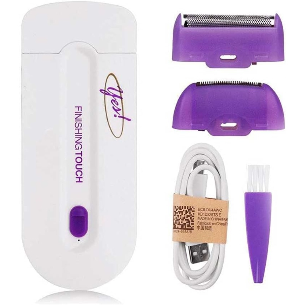 Depilador Elétrico Bivolt Roxo/Branco
